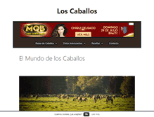 Tablet Screenshot of loscaballos.info